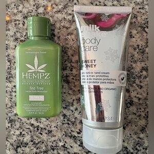 ♥️💖 HAND & BODY BUNDLE Hempz Tea Tree & Milk Shake Body Care Sweet Honey NEW